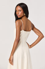 Trisha Square Neck Midi Dress