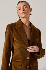 Boyfriend Corduroy Blazer