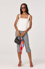 Viki Bow-Back Peplum Top