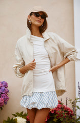 Yareli Oversized Funnel Neck Jacket