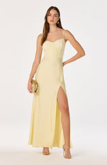 Zinnia Lace Bustier Maxi Gown