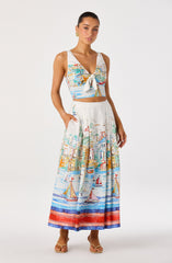Wendy Pleated Midi Skirt