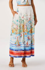Wendy Pleated Midi Skirt