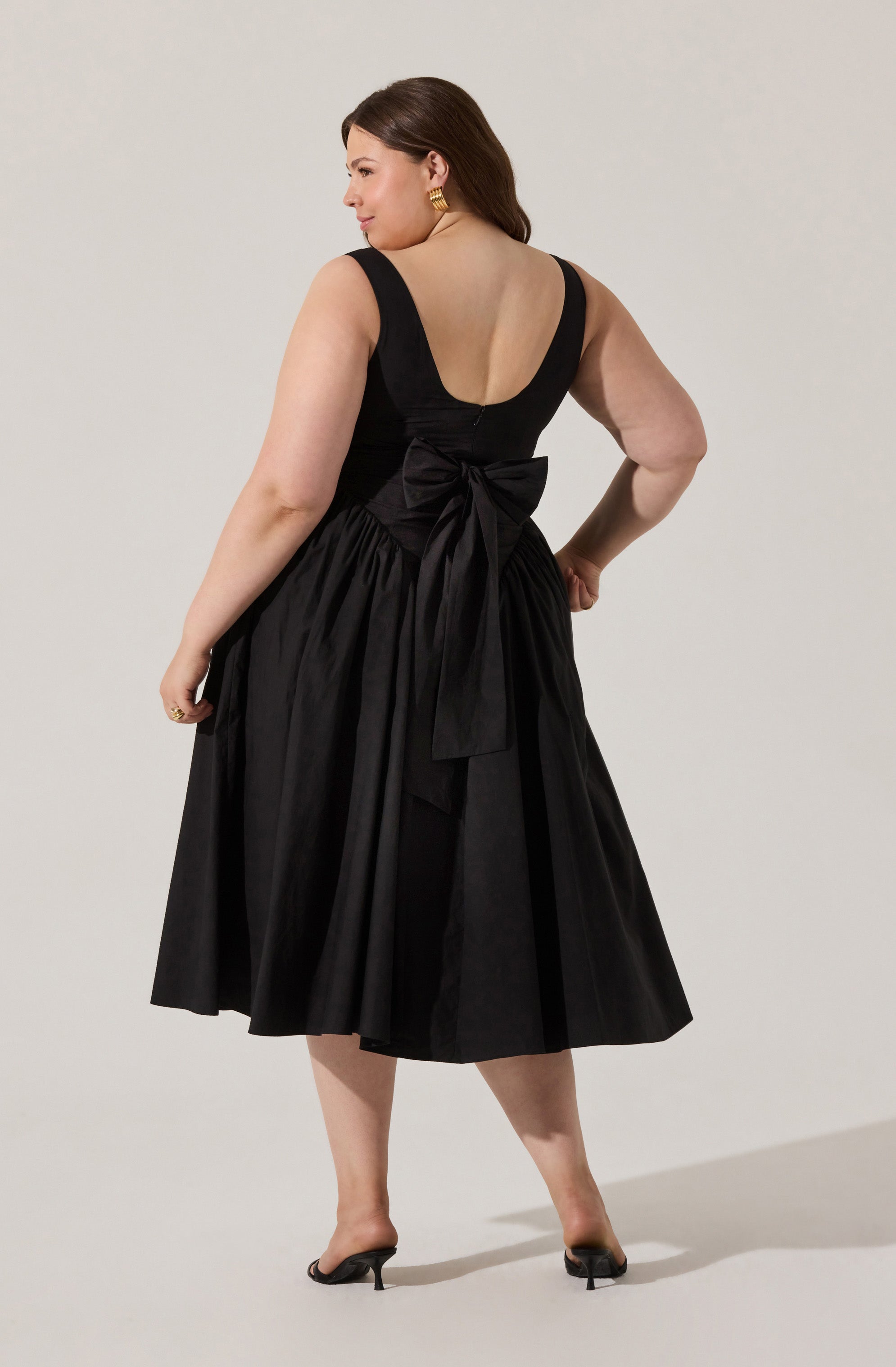 Vinya Poplin Drop Waist Dress
