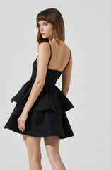 Leola Tiered Skater Mini Dress