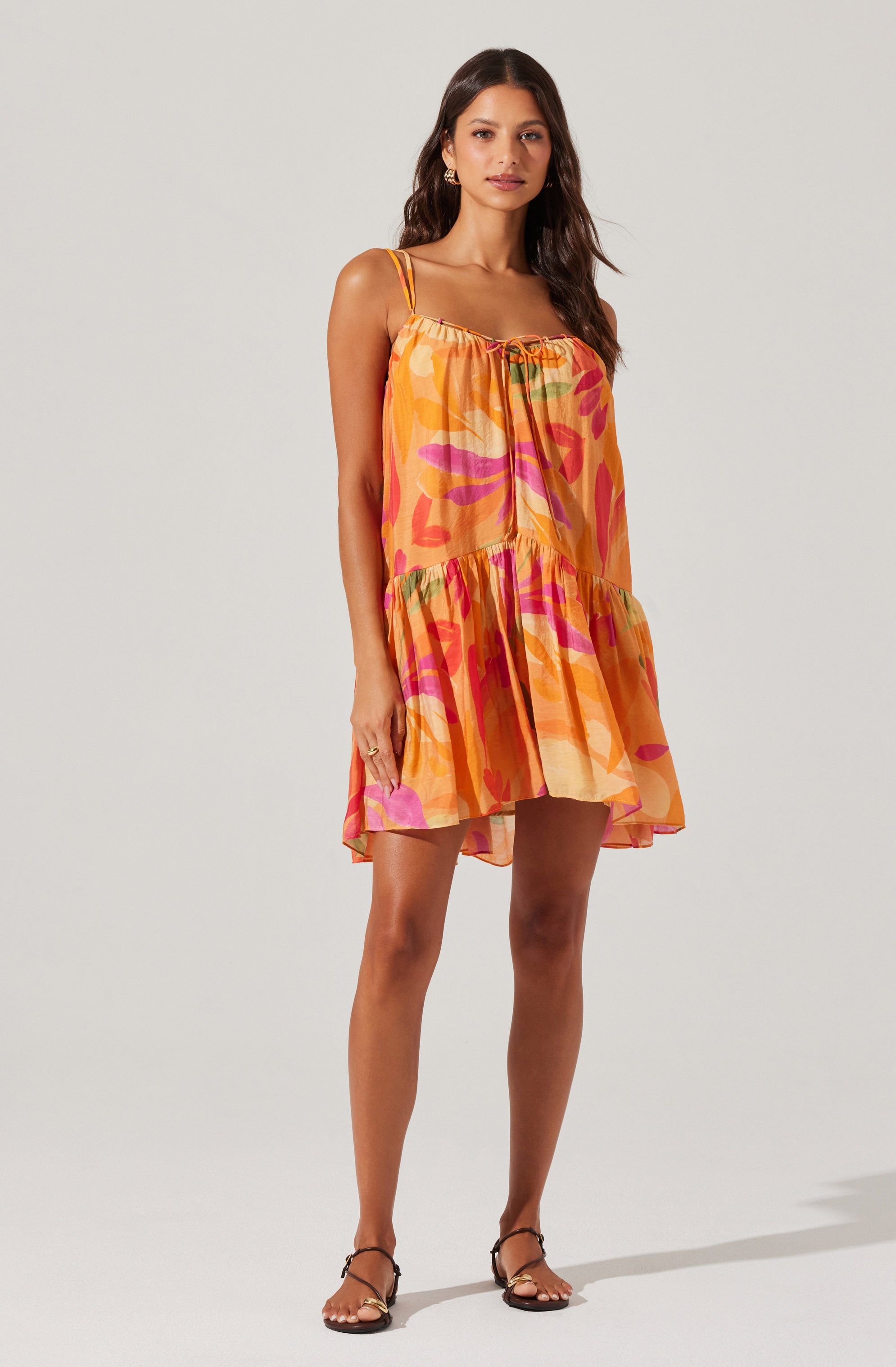 Keala Floral Mini Tent Dress