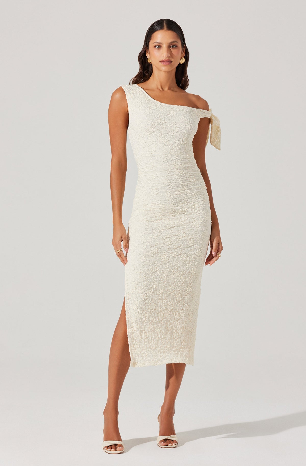 Emely Off Shoulder Midi Dress