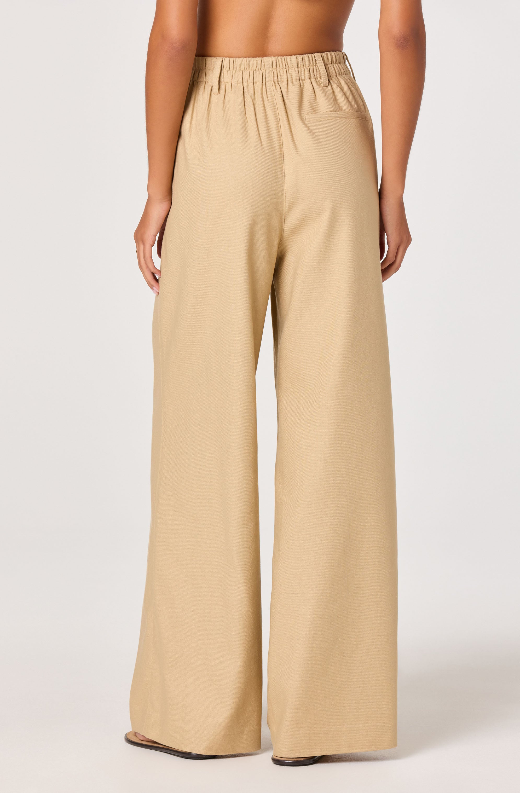 Neha Linen High-Rise Wide Leg Pants