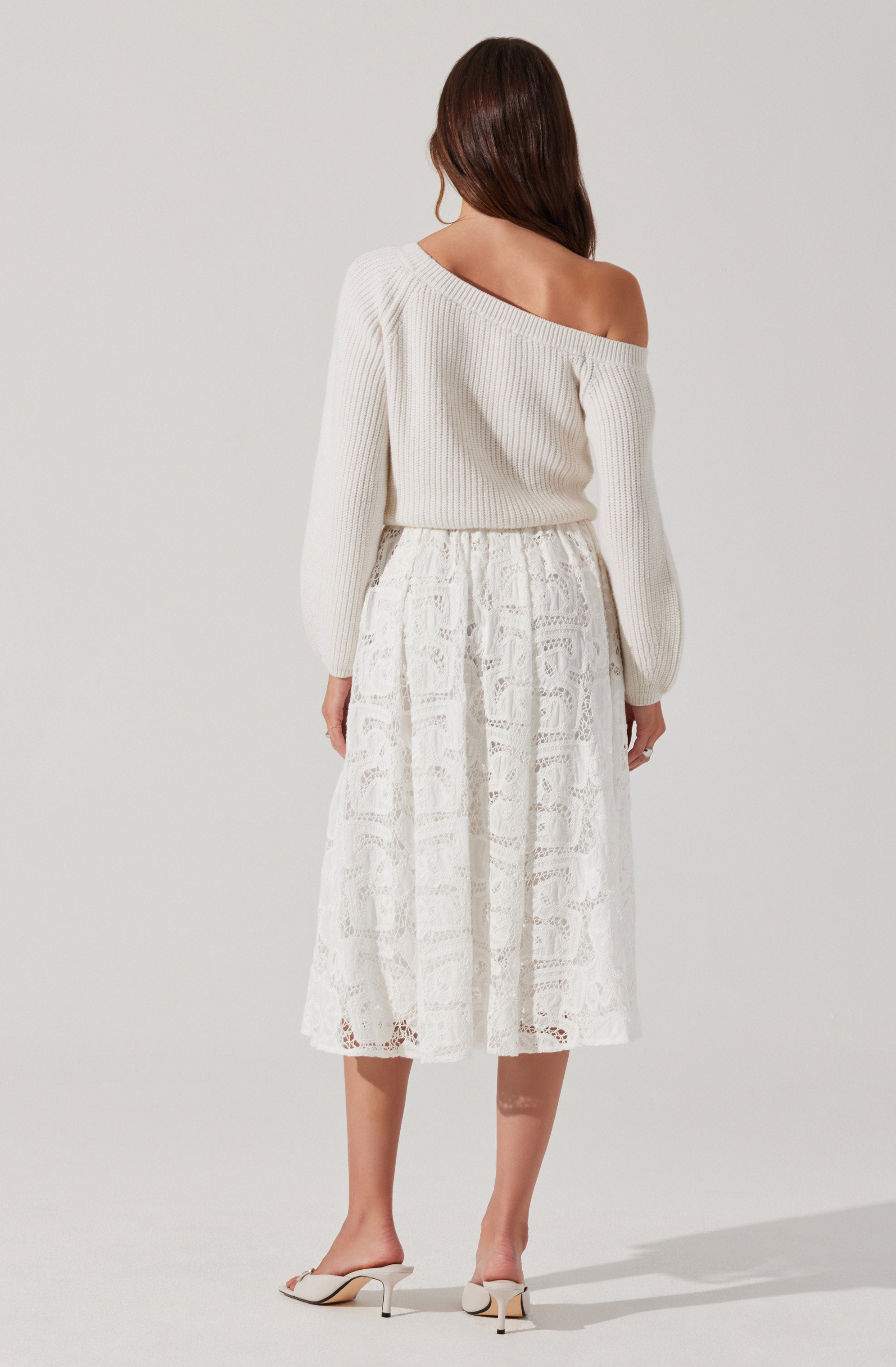 Ceren Crochet Lace Skirt