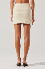 Taimi Crochet 3D Floral Skirt