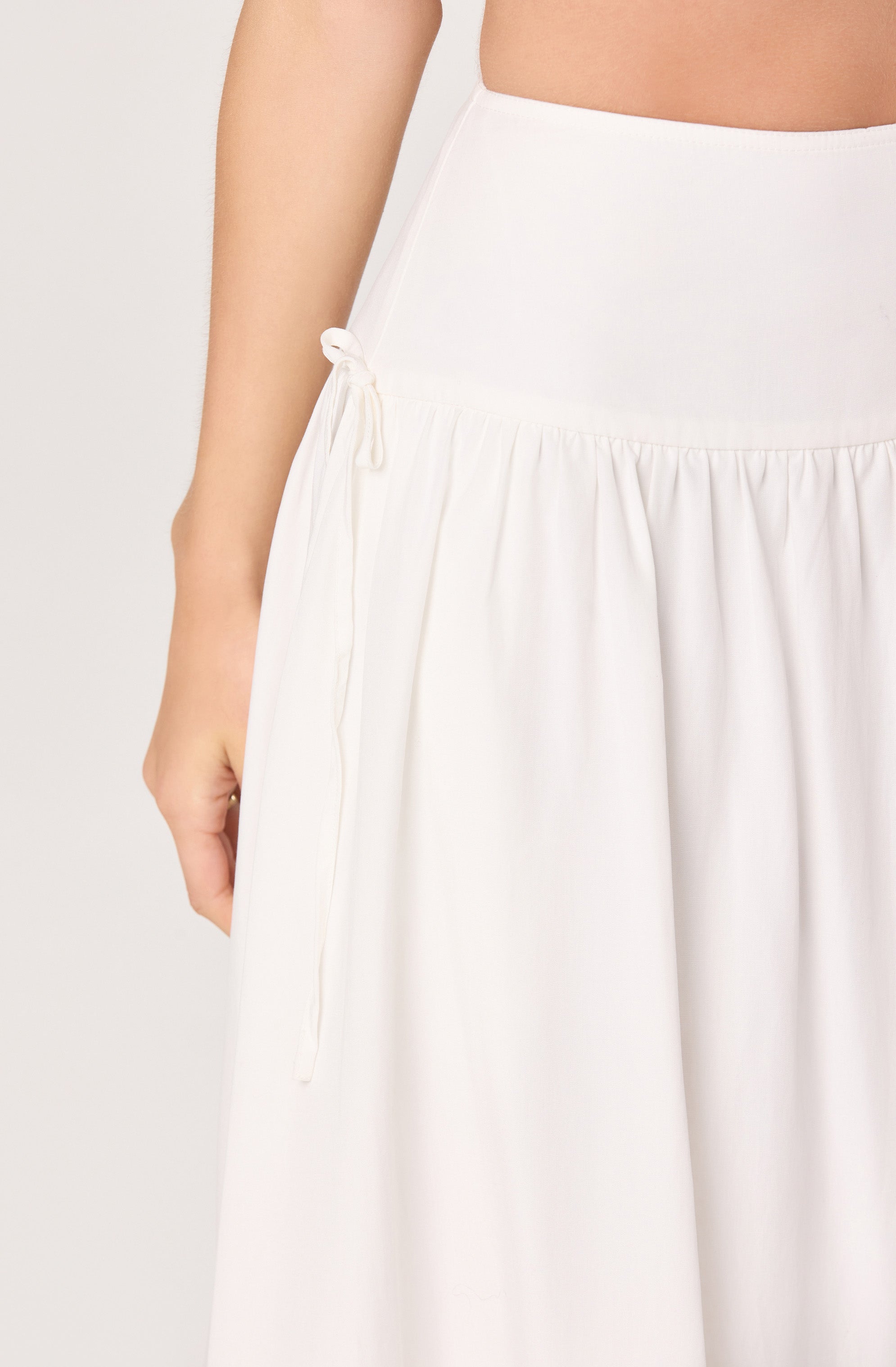 Stevie Embroidered Midi Skirt