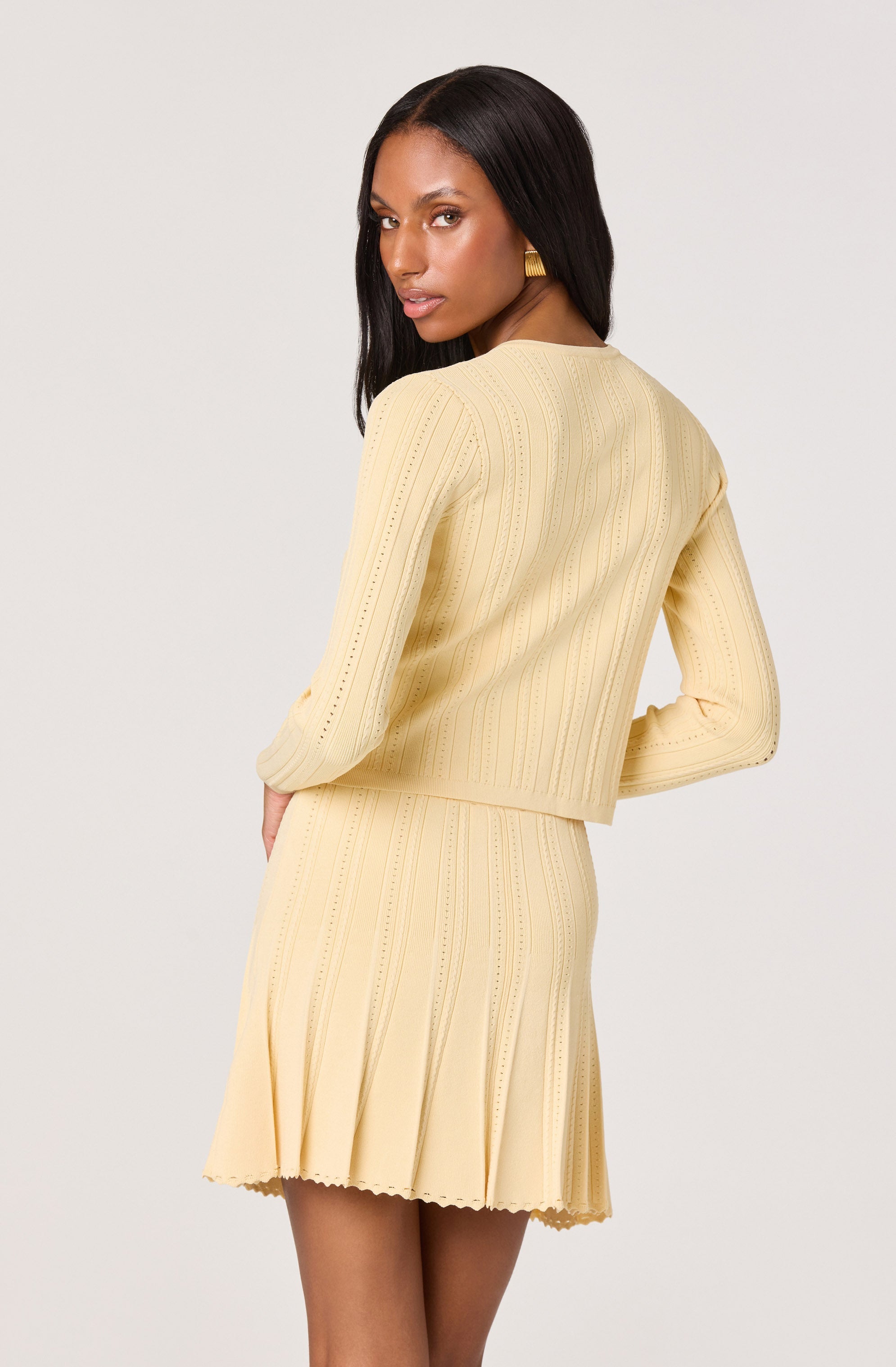 Myrtle Pointelle Knit Cardigan