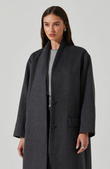 Londyn Scarf Longline Coat