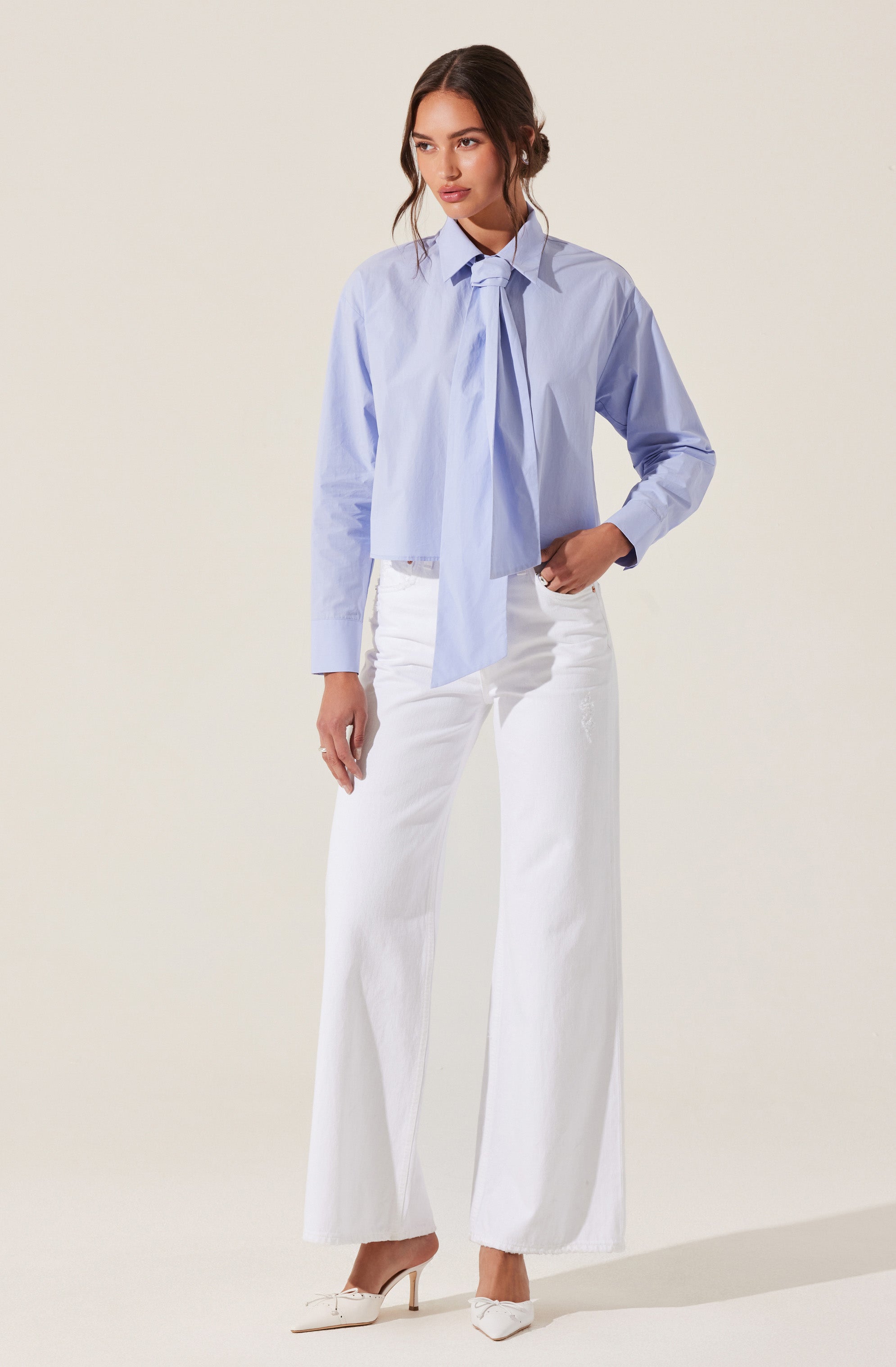Wendi Bow Tie Top