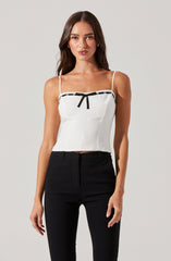 Paiton Contrast Trim Cami Top