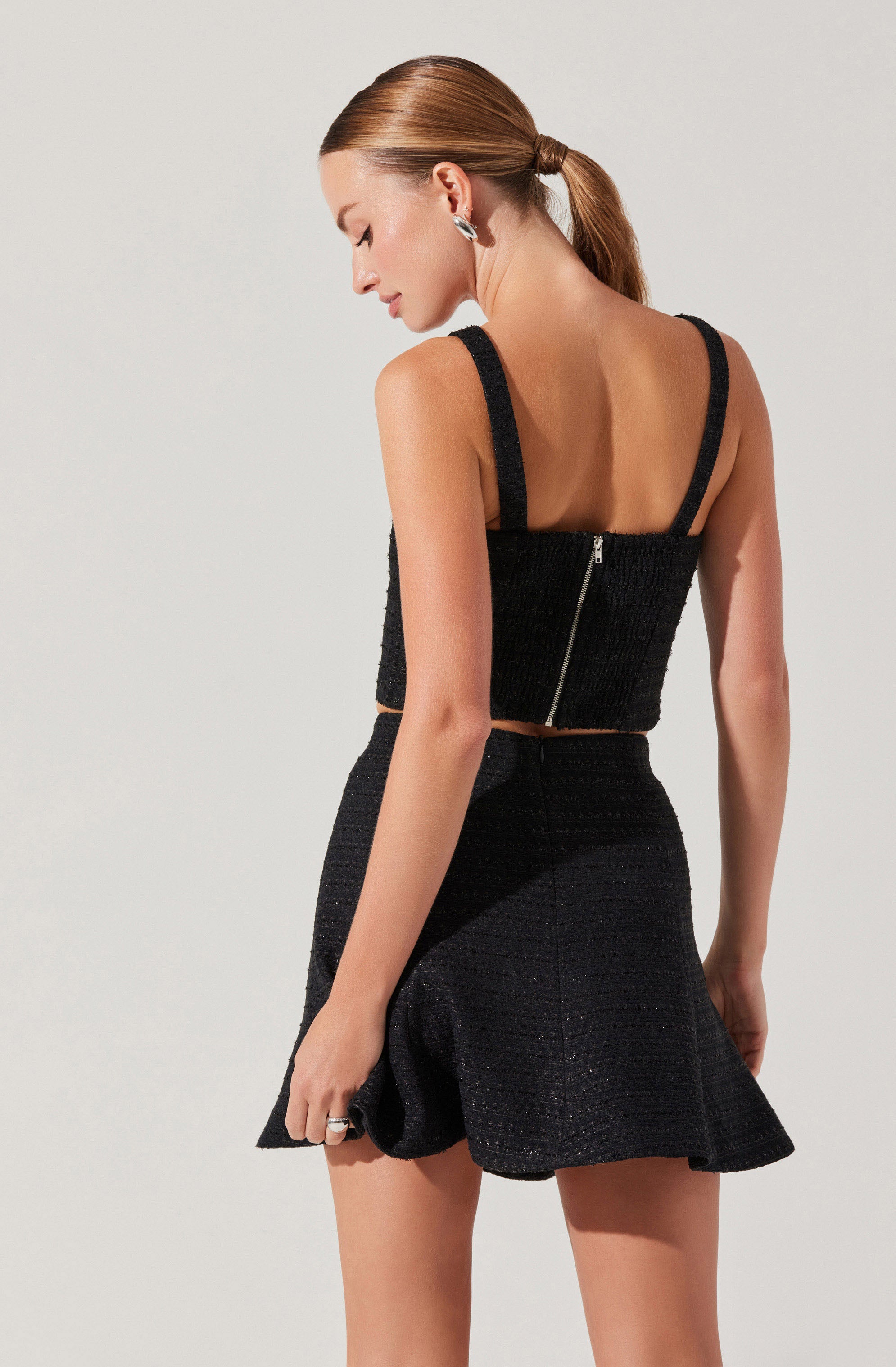 Kiona Tweed Bow Top