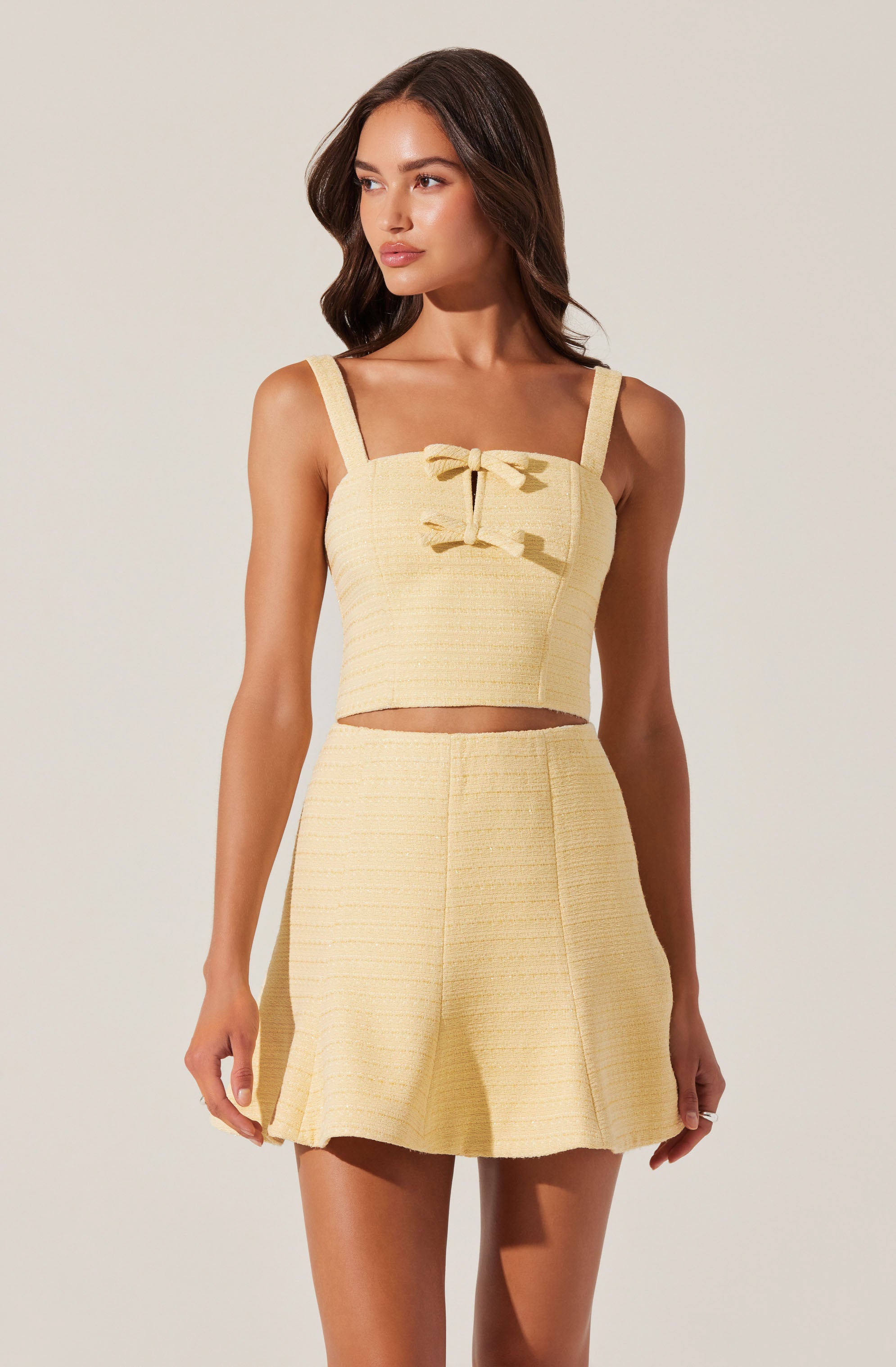 Kiona Tweed Bow Top