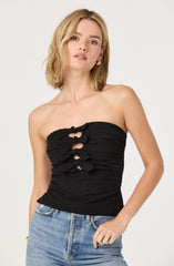 Kierra Strapless Bow Top