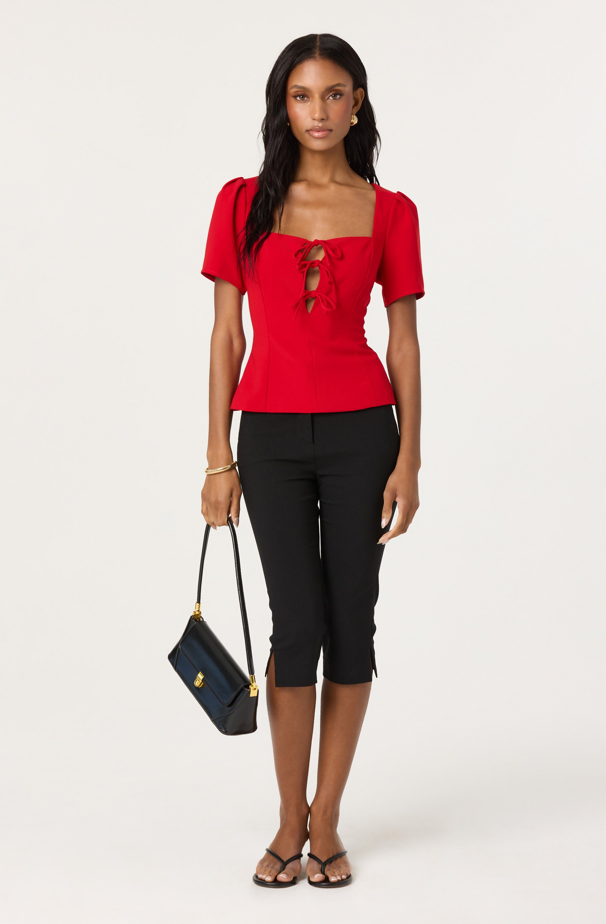 Torie Tie-Front Top