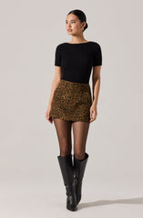 Nikola Ribbed Knit Sweater Top