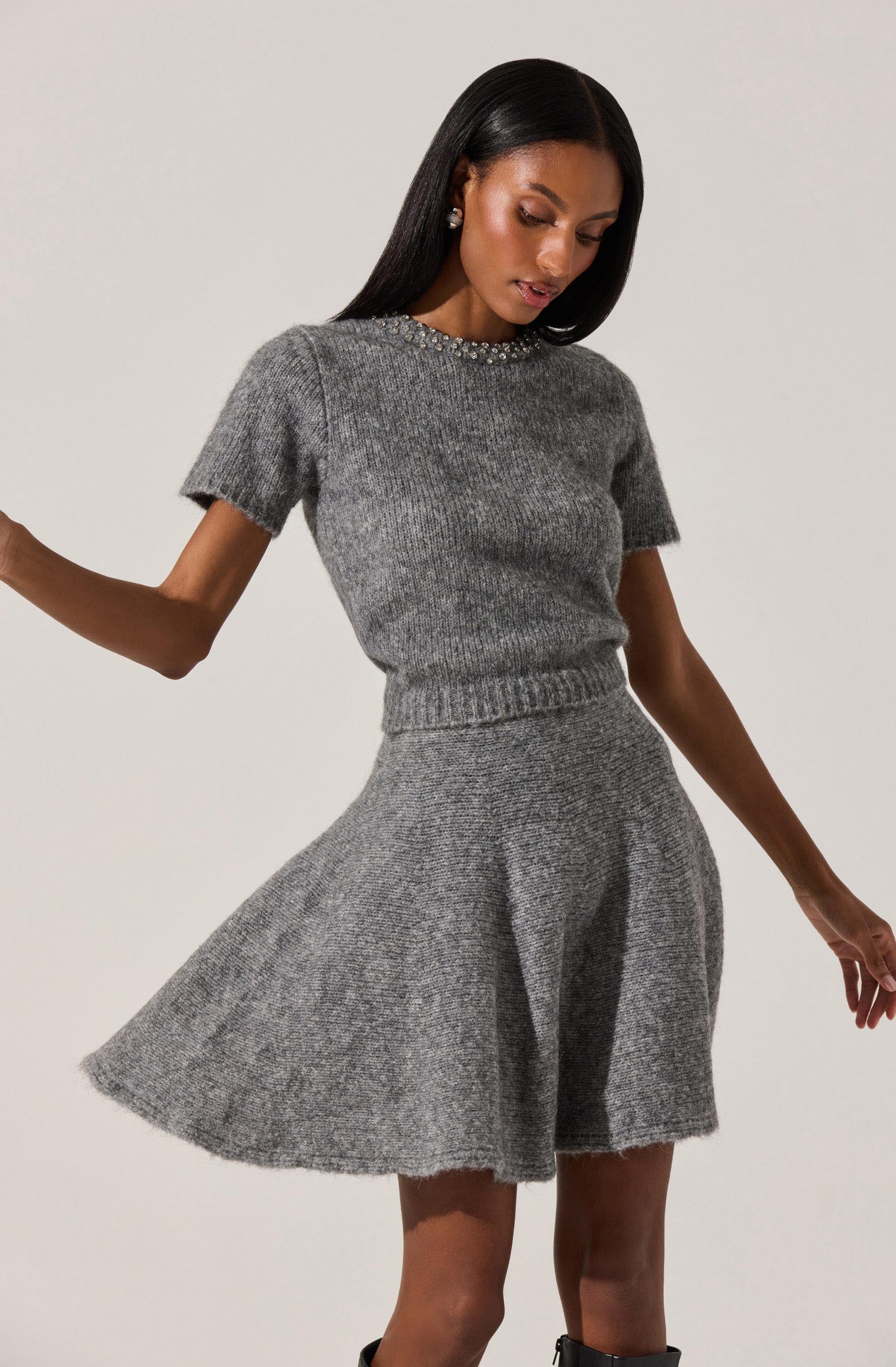 Malvie Embellished Crewneck Sweater