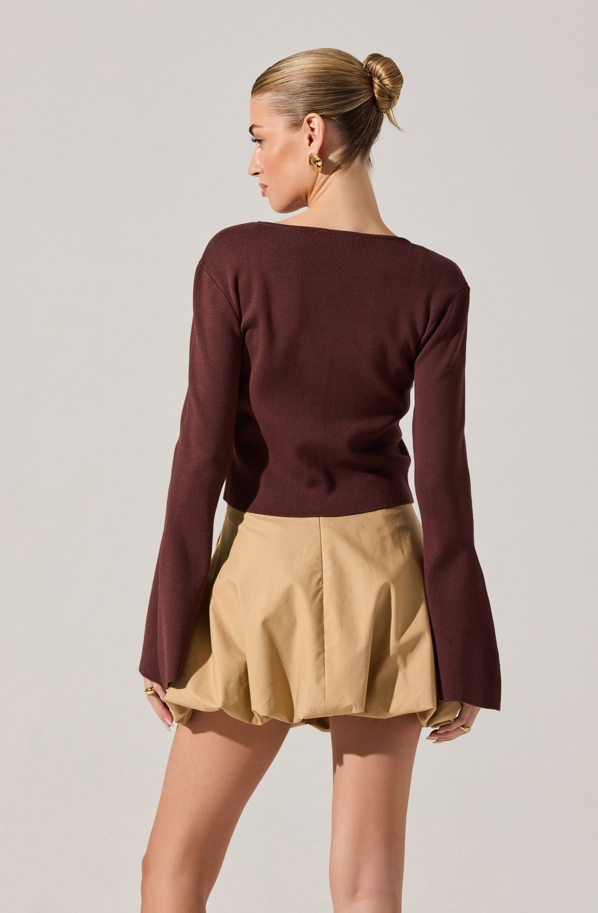 Nylah Bell Sleeve Cardigan