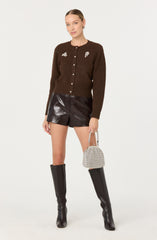 Kalie Rhinestone Embellished Cardigan