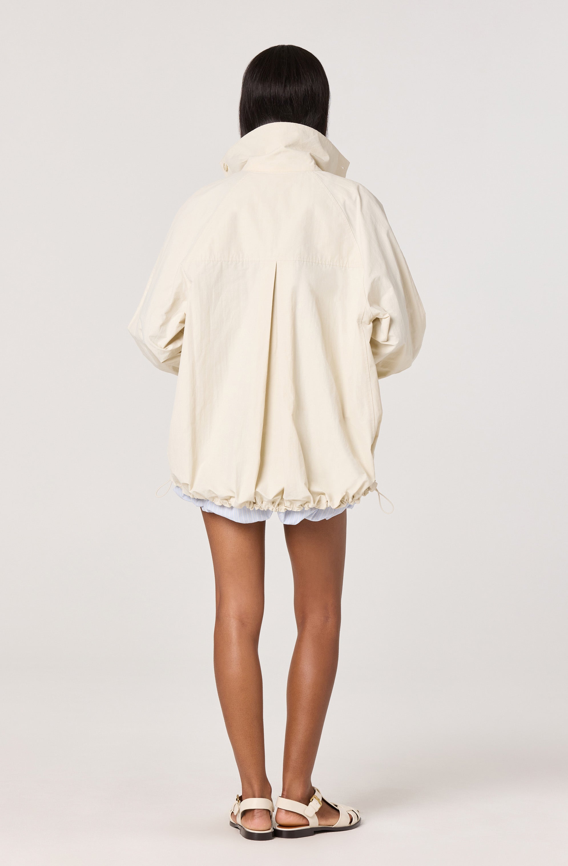 Yareli Oversized Funnel Neck Jacket