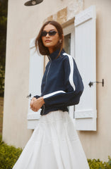 Teo Contrast Stripe Track Jacket