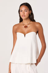 Talulla Strapless Babydoll Top
