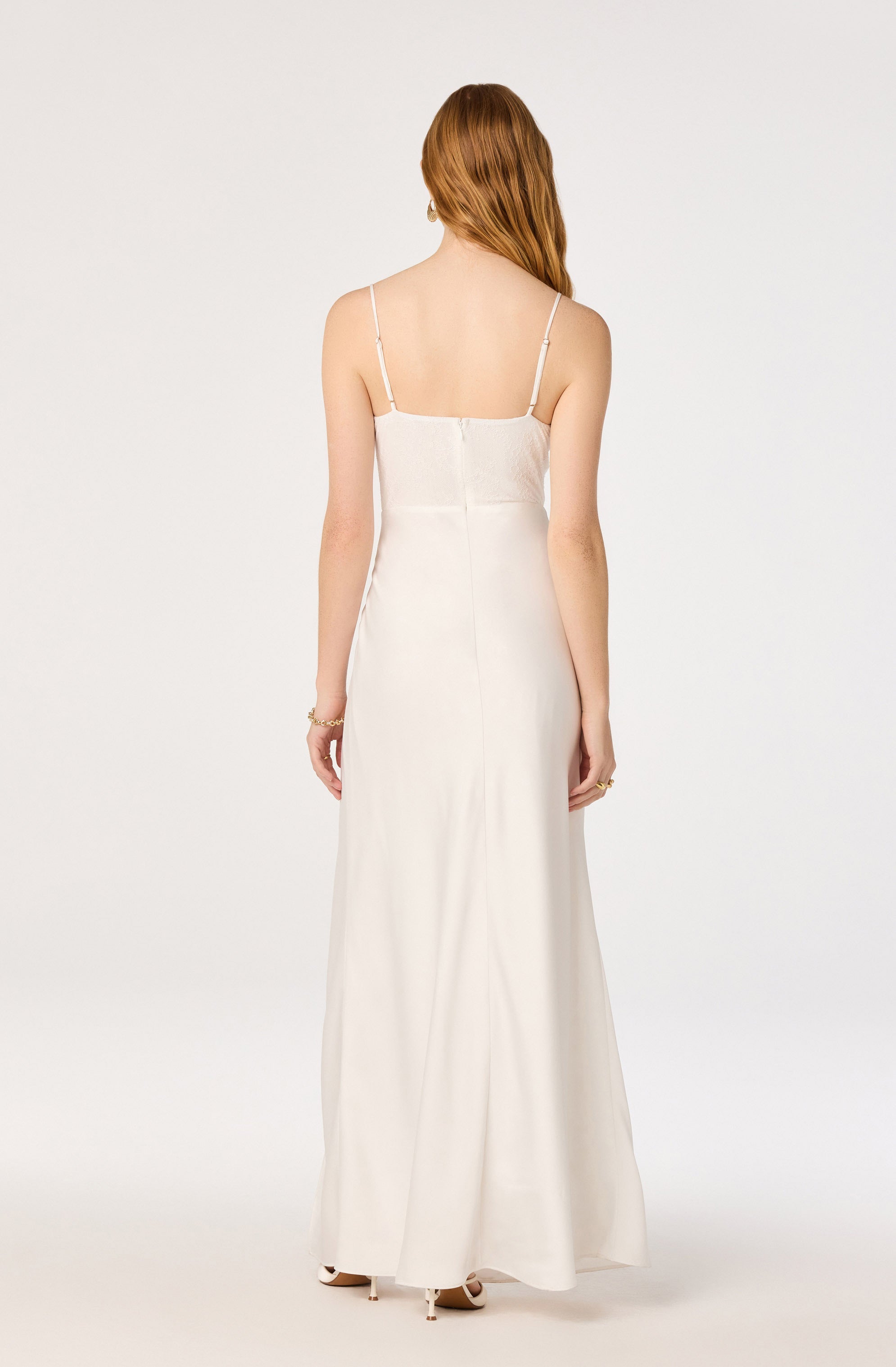 Zinnia Lace Bustier Maxi Gown