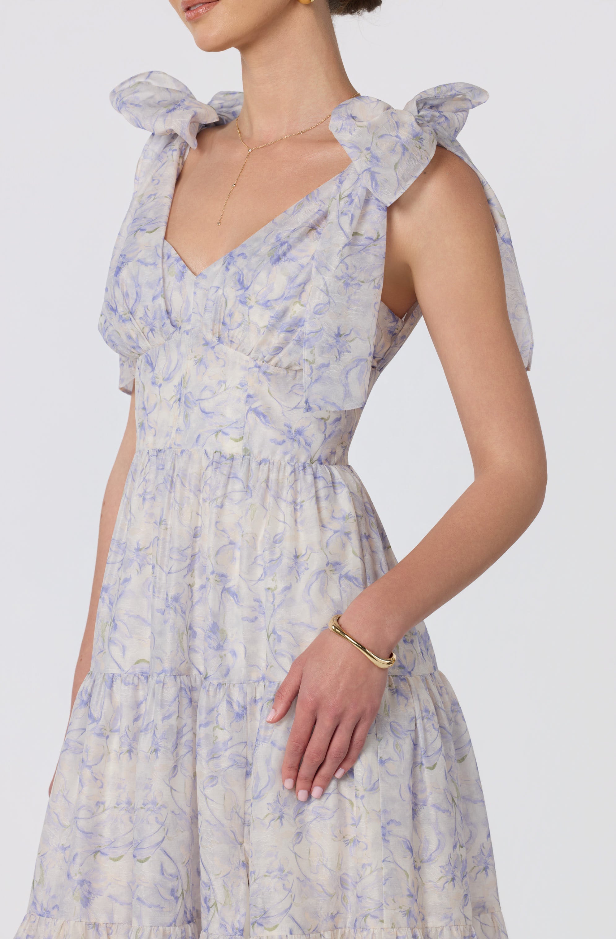 Lenora Floral Tiered Maxi Dress