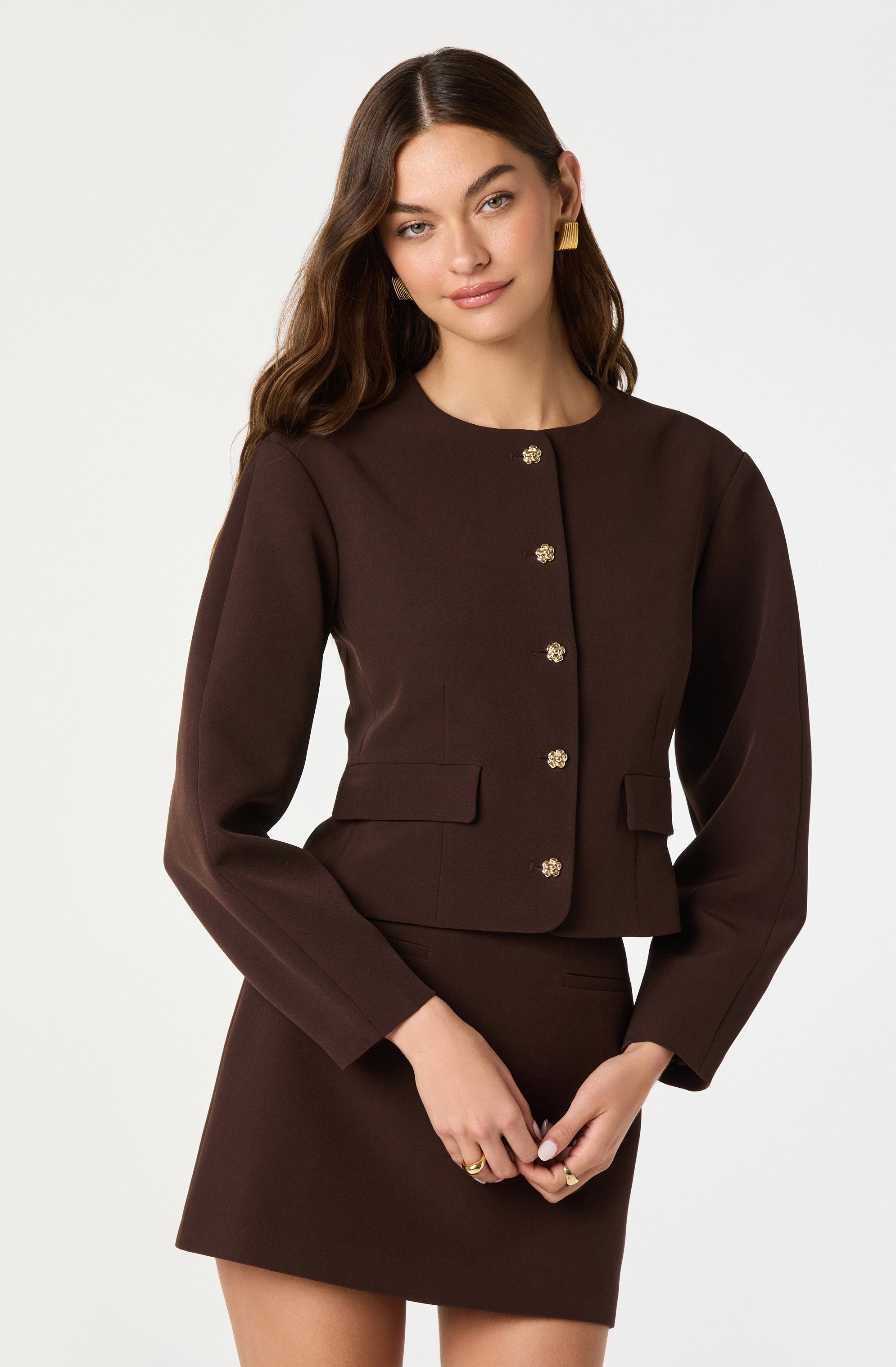 Tailored Mini Skirt