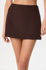 Tailored Mini Skirt