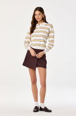Polo Long Sleeve Striped Sweater