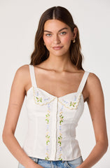 Shaya Floral Embroidered Top